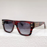 Luxruy Brand Women's Glasses For The Sun DTS418 Square Acetate Retro Men's Sunglasses Women's Glasses For The Sun