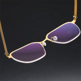 Prescription Glasses 7423 Denmark Titanium No Screw Korea Glasses Frames Optical Ultra-light Business Square Titanium Frames