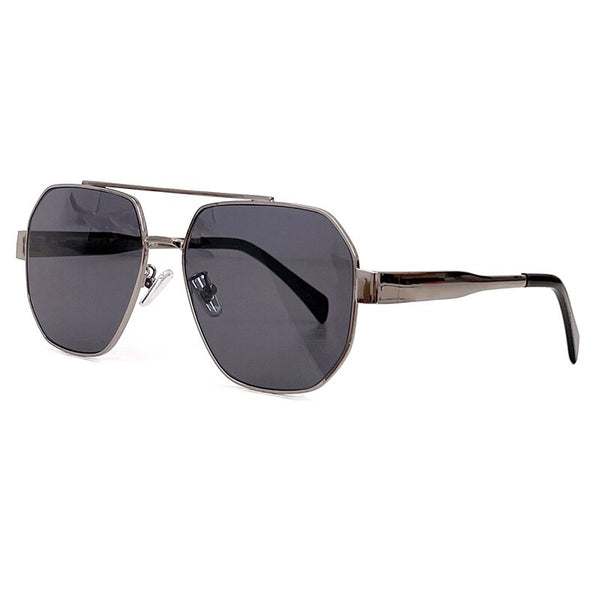 2023 New Sunglasses Pilot Sun Glasses Alloy Frame Luxury Eyeglasses Gold Color Cool Summer Glasses
