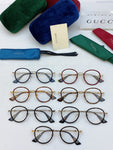 doubleG - G0608 OK Nearsighted Round lightweight Myopia Spectacles Glasses Everyday Use eyeglasses frame for women Blue Light Blocking Computer Reading/Gaming/TV/Phones