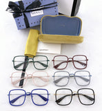 doubleG - G0455 Nearsighted Oversize lightweight Myopia Spectacles Glasses Everyday Use eyeglasses frame for women Blue Light Blocking Computer Reading/Gaming/TV/Phones