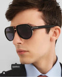 Tom Man fordd- tf FT0779 Sunglasses for men women 2021 futuristic pilot sun glasses leopard Black vintage