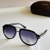 Tom Man fordd- tf FT0779 Sunglasses for men women 2021 futuristic pilot sun glasses leopard Black vintage
