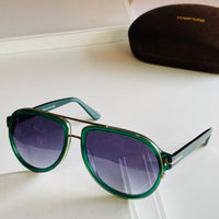 Tom Man fordd- tf FT0779 Sunglasses for men women 2021 futuristic pilot sun glasses leopard Black vintage