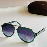 Tom Man fordd- tf FT0779 Sunglasses for men women 2021 futuristic pilot sun glasses leopard Black vintage