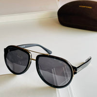 Tom Man fordd- tf FT0779 Sunglasses for men women 2021 futuristic pilot sun glasses leopard Black vintage
