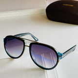 Tom Man fordd- tf FT0779 Sunglasses for men women 2021 futuristic pilot sun glasses leopard Black vintage