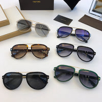 Tom Man fordd- tf FT0779 Sunglasses for men women 2021 futuristic pilot sun glasses leopard Black vintage