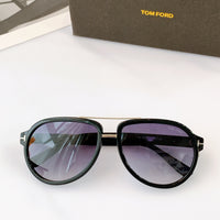 Tom Man fordd- tf FT0779 Sunglasses for men women 2021 futuristic pilot sun glasses leopard Black vintage