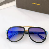 Tom Man fordd- tf FT0779 Sunglasses for men women 2021 futuristic pilot sun glasses leopard Black vintage