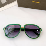 Tom Man fordd- tf FT0779 Sunglasses for men women 2021 futuristic pilot sun glasses leopard Black vintage