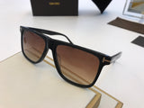 Tom Sunglasses ford TF Sunglasses Shape for women men uv400 Black leopard trendy FT0832 sun glasses oversized square sunglasses