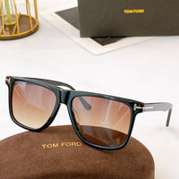 Tom Sunglasses ford TF Sunglasses Shape for women men uv400 Black leopard trendy FT0832 sun glasses oversized square sunglasses