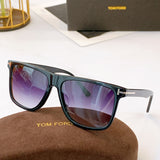 Tom Sunglasses ford TF Sunglasses Shape for women men uv400 Black leopard trendy FT0832 sun glasses oversized square sunglasses
