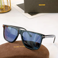 Tom Sunglasses ford TF Sunglasses Shape for women men uv400 Black leopard trendy FT0832 sun glasses oversized square sunglasses