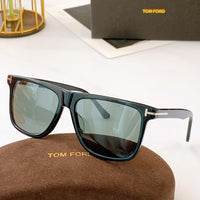 Tom Sunglasses ford TF Sunglasses Shape for women men uv400 Black leopard trendy FT0832 sun glasses oversized square sunglasses