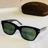 New Square James Bond 007 TF Sunglasses TF237 Sunglasses for Men FT0237 Sun Glasses Women Super Star Celebrity Tom Driving Eyeglasses