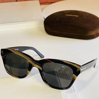 New Square James Bond 007 TF Sunglasses TF237 Sunglasses for Men FT0237 Sun Glasses Women Super Star Celebrity Tom Driving Eyeglasses