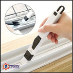 2 in 1 Multifunctional Window Groove Keyboard Nook Dust Shovel Computer Window Crevice Cleaning Brush Window Track Cleaning Tool