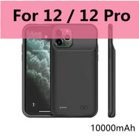 10000mAh Battery Case for iPhone 13 Pro 12 11 Pro Max Smart Power Bank Charging Charger Cover for iPhone XS Max XR 7 8 Plus SE 2