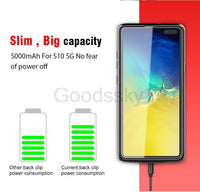 Battery case For Samsung Galaxy S10 S10e Silicone Shockproof Battery charger case Slim power bank case Cover ForSamsung S10 Plus