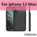 10000mAh Battery Case for iPhone 13 Pro 12 11 Pro Max Smart Power Bank Charging Charger Cover for iPhone XS Max XR 7 8 Plus SE 2