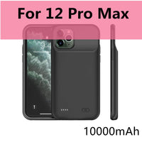 10000mAh Battery Case for iPhone 13 Pro 12 11 Pro Max Smart Power Bank Charging Charger Cover for iPhone XS Max XR 7 8 Plus SE 2