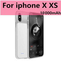 10000mAh Battery Case for iPhone 13 Pro 12 11 Pro Max Smart Power Bank Charging Charger Cover for iPhone XS Max XR 7 8 Plus SE 2