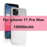 10000mAh Battery Case for iPhone 13 Pro 12 11 Pro Max Smart Power Bank Charging Charger Cover for iPhone XS Max XR 7 8 Plus SE 2