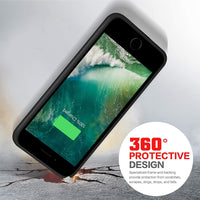 Battery Case for iPhone 8Plus/7Plus/6Plus/6s Plus【8500mAh】 Portable Rechargeable External Battery Pack for iPhone 6s Plus/ 6Plus Charger Case for iPhone 8Plus/ 7Plus Protective Charging Case -Black