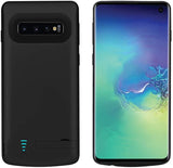 RUNSY Battery Case Compatible with Samsung Galaxy S10, 6000mAh Rechargeable Extended Battery Charging Case, External Battery Charger Case, Adds 1.5X Extra Juice (6.1 inch for Galaxy S10)