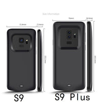 5200mAh Slim battery case For Samsung Galaxy S9 Plus Silicone shockproof Rechargeable power bank Charging Cover For Samsung S9