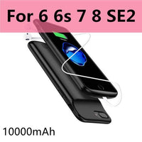 10000mAh Battery Case for iPhone 13 Pro 12 11 Pro Max Smart Power Bank Charging Charger Cover for iPhone XS Max XR 7 8 Plus SE 2