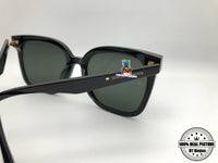 【COD/Ready Stock】S quality Gentle GM FLATBA  HER 01 black Acetate sunglasses Son Ye Jin style Oversized with Complete White Package Box Cloth Card New Style Women's Korean Version Sunglasses Ins Fashion UV400 Protection