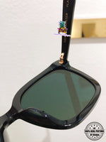 【COD/Ready Stock】S quality Gentle GM FLATBA  HER 01 black Acetate sunglasses Son Ye Jin style Oversized with Complete White Package Box Cloth Card New Style Women's Korean Version Sunglasses Ins Fashion UV400 Protection