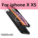 10000mAh Battery Case for iPhone 13 Pro 12 11 Pro Max Smart Power Bank Charging Charger Cover for iPhone XS Max XR 7 8 Plus SE 2