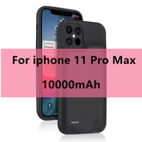 10000mAh Battery Case for iPhone 13 Pro 12 11 Pro Max Smart Power Bank Charging Charger Cover for iPhone XS Max XR 7 8 Plus SE 2