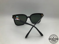 【COD/Ready Stock】S quality Gentle GM FLATBA  HER 01 black Acetate sunglasses Son Ye Jin style Oversized with Complete White Package Box Cloth Card New Style Women's Korean Version Sunglasses Ins Fashion UV400 Protection