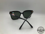 【COD/Ready Stock】S quality Gentle GM FLATBA  HER 01 black Acetate sunglasses Son Ye Jin style Oversized with Complete White Package Box Cloth Card New Style Women's Korean Version Sunglasses Ins Fashion UV400 Protection