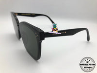 【COD/Ready Stock】S quality Gentle GM FLATBA  HER 01 black Acetate sunglasses Son Ye Jin style Oversized with Complete White Package Box Cloth Card New Style Women's Korean Version Sunglasses Ins Fashion UV400 Protection