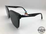 【COD/Ready Stock】S quality Gentle GM FLATBA  HER 01 black Acetate sunglasses Son Ye Jin style Oversized with Complete White Package Box Cloth Card New Style Women's Korean Version Sunglasses Ins Fashion UV400 Protection