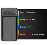 Battery case For Samsung Galaxy S10 S10e Silicone Shockproof Battery charger case Slim power bank case Cover ForSamsung S10 Plus