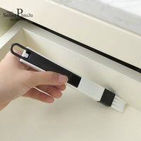 2 in 1 Multifunctional Window Groove Keyboard Nook Dust Shovel Computer Window Crevice Cleaning Brush Window Track Cleaning Tool