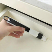 2 in 1 Multifunctional Window Groove Keyboard Nook Dust Shovel Computer Window Crevice Cleaning Brush Window Track Cleaning Tool