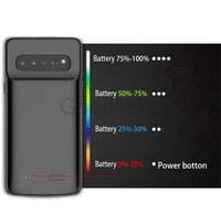 Battery case For Samsung Galaxy S10 S10e Silicone Shockproof Battery charger case Slim power bank case Cover ForSamsung S10 Plus