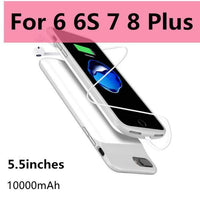 10000mAh Battery Case for iPhone 13 Pro 12 11 Pro Max Smart Power Bank Charging Charger Cover for iPhone XS Max XR 7 8 Plus SE 2