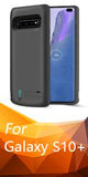 RUNSY Battery Case Compatible with Samsung Galaxy S10, 6000mAh Rechargeable Extended Battery Charging Case, External Battery Charger Case, Adds 1.5X Extra Juice (6.1 inch for Galaxy S10)