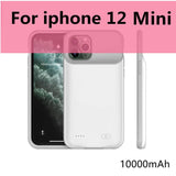 10000mAh Battery Case for iPhone 13 Pro 12 11 Pro Max Smart Power Bank Charging Charger Cover for iPhone XS Max XR 7 8 Plus SE 2
