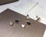 J-jewelry Chanel Dangle Earrings Geometric Drop Earrings Fashion Stud Earrings for Women