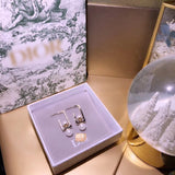 J-jewelry Dior Sterling Silver Polished Geometric Open Square Hoop Earrings